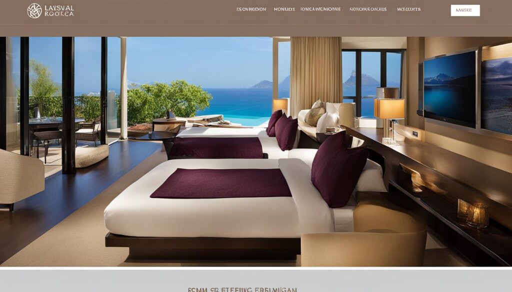 SEO optimized hotel website templates