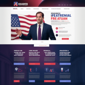 political campaign website