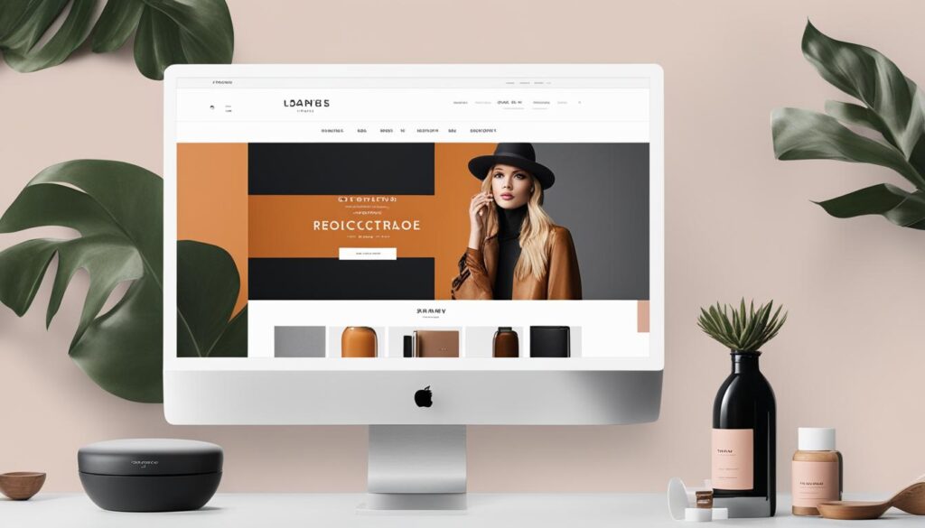 Shopify store design