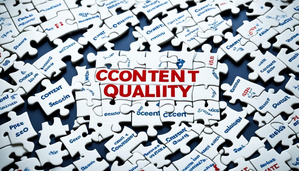 content quality and relevance