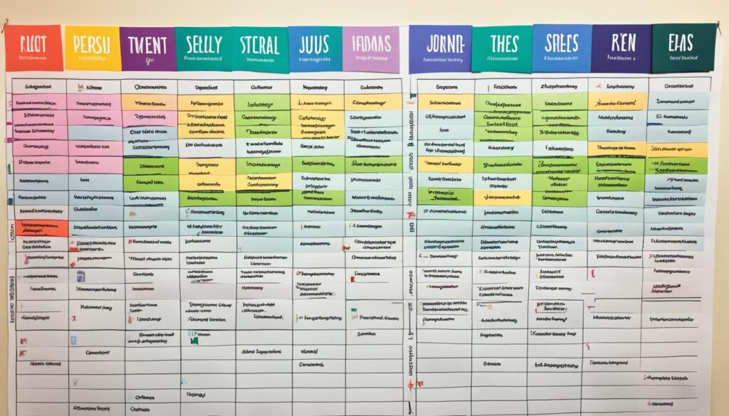 content calendar